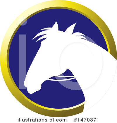 Royalty-Free (RF) Horse Clipart Illustration by Lal Perera - Stock Sample #1470371