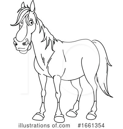 Royalty-Free (RF) Horse Clipart Illustration by yayayoyo - Stock Sample #1661354