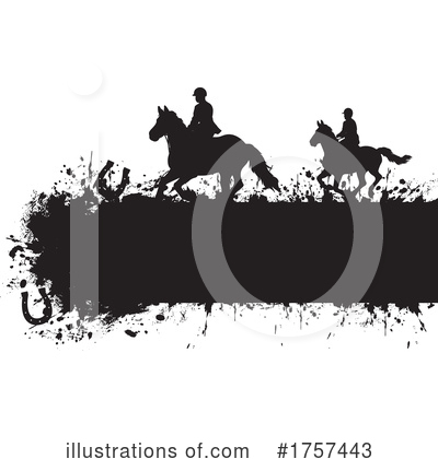 Horseback Riding Clipart #1757443 by Vector Tradition SM