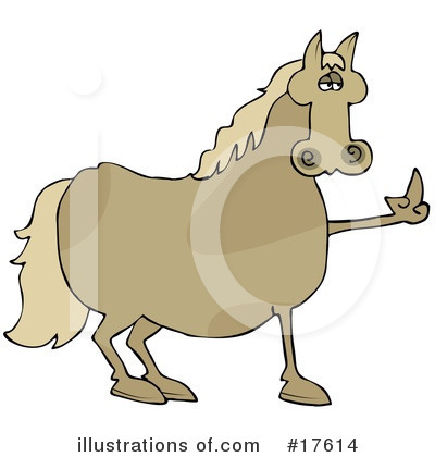 Royalty-Free (RF) Horse Clipart Illustration by djart - Stock Sample #17614