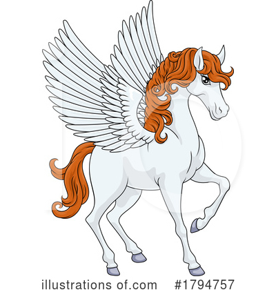Pegasus Clipart #1794757 by AtStockIllustration