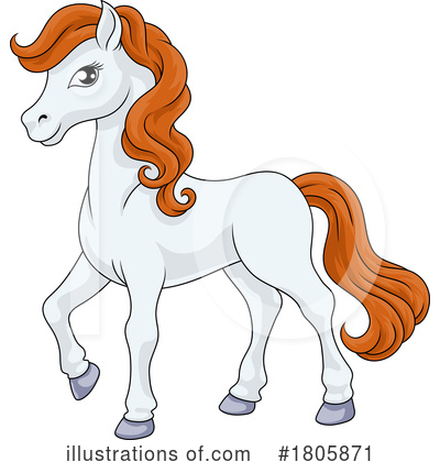 Royalty-Free (RF) Horse Clipart Illustration by AtStockIllustration - Stock Sample #1805871