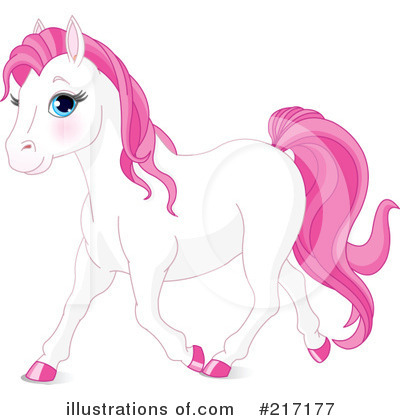 Royalty-Free (RF) Horse Clipart Illustration by Pushkin - Stock Sample #217177
