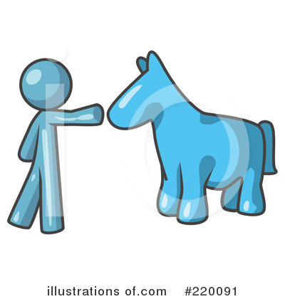 Royalty-Free (RF) Horse Clipart Illustration by Leo Blanchette - Stock Sample #220091