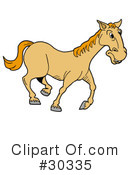 Horse Clipart #30335 by LaffToon
