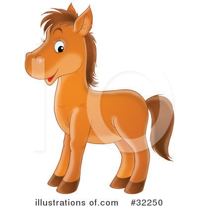 Royalty-Free (RF) Horse Clipart Illustration by Alex Bannykh - Stock Sample #32250