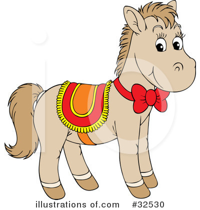 Royalty-Free (RF) Horse Clipart Illustration by Alex Bannykh - Stock Sample #32530