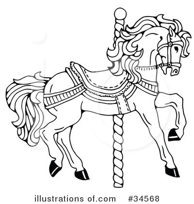 Carousel Horse Clipart #34568 by C Charley-Franzwa