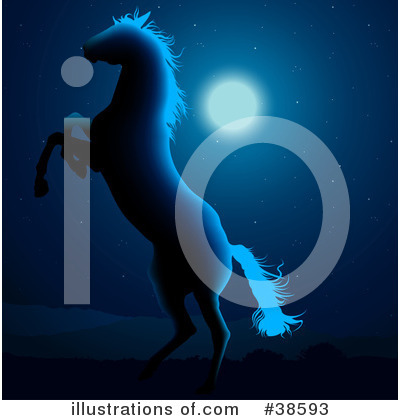 Royalty-Free (RF) Horse Clipart Illustration by dero - Stock Sample #38593