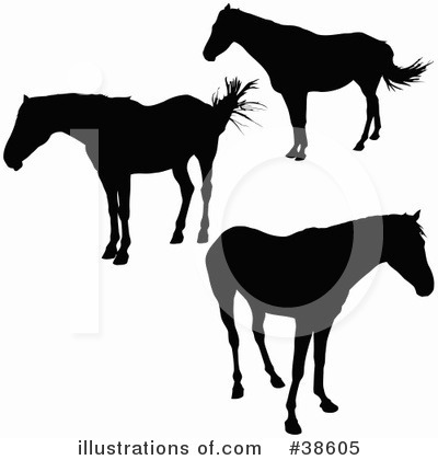 Royalty-Free (RF) Horse Clipart Illustration by dero - Stock Sample #38605