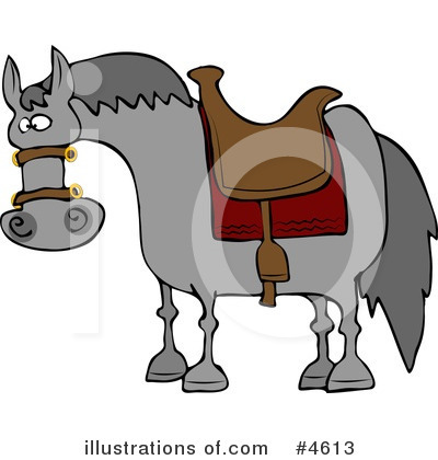 Royalty-Free (RF) Horse Clipart Illustration by djart - Stock Sample #4613