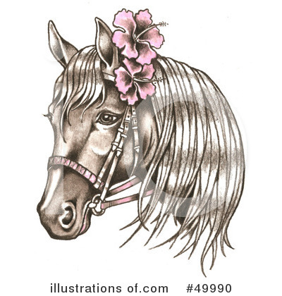 Royalty-Free (RF) Horse Clipart Illustration by LoopyLand - Stock Sample #49990