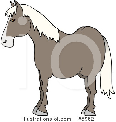 Royalty-Free (RF) Horse Clipart Illustration by djart - Stock Sample #5962
