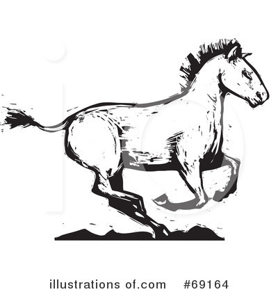 Royalty-Free (RF) Horse Clipart Illustration by xunantunich - Stock Sample #69164