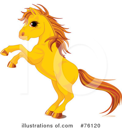 Royalty-Free (RF) Horse Clipart Illustration by Pushkin - Stock Sample #76120