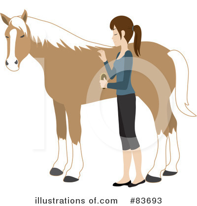 Royalty-Free (RF) Horse Clipart Illustration by Rosie Piter - Stock Sample #83693