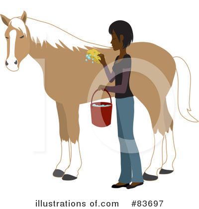 Royalty-Free (RF) Horse Clipart Illustration by Rosie Piter - Stock Sample #83697