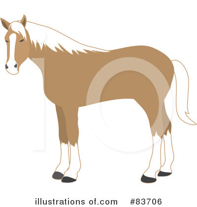 Royalty-Free (RF) Horse Clipart Illustration by Rosie Piter - Stock Sample #83706