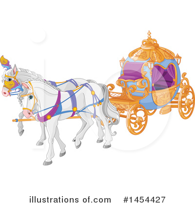Horse Drawn Carriages Clipart #1454427 by Pushkin