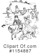 Horse Race Clipart #1154887 by Prawny Vintage