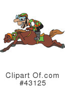 Horse Race Clipart #43125 by Dennis Holmes Designs
