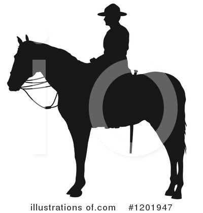 Equestrian Clipart #1201947 by Maria Bell