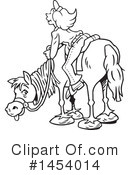 Horseback Clipart #1454014 by Johnny Sajem