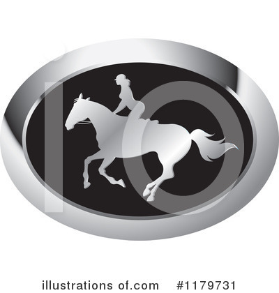 Royalty-Free (RF) Horseback Riding Clipart Illustration by Lal Perera - Stock Sample #1179731