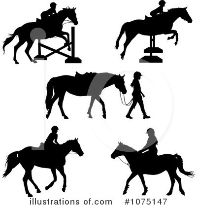 Equestrian Clipart #1075147 by Maria Bell