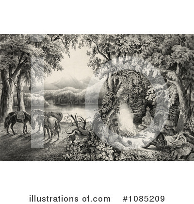 Royalty-Free (RF) Horses Clipart Illustration by JVPD - Stock Sample #1085209