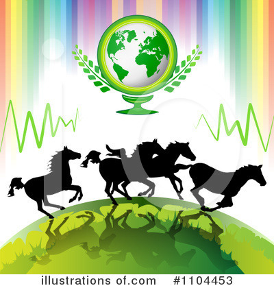 Horses Clipart #1104453 by merlinul