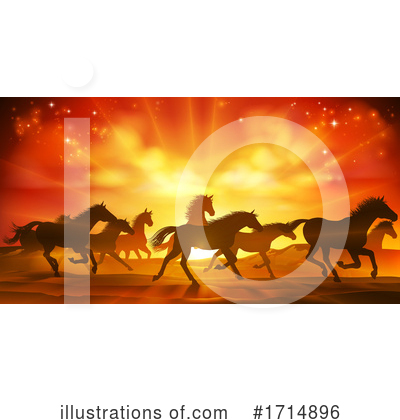 Royalty-Free (RF) Horses Clipart Illustration by AtStockIllustration - Stock Sample #1714896