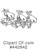 Horses Clipart #442842 by toonaday