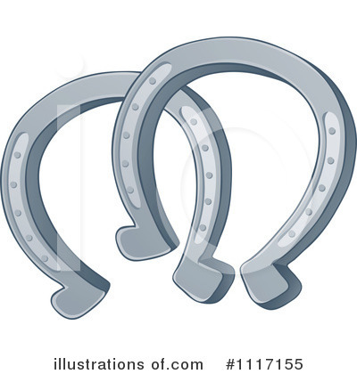 Royalty-Free (RF) Horseshoe Clipart Illustration by visekart - Stock Sample #1117155