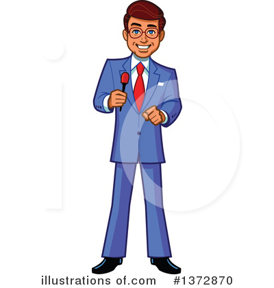 Royalty-Free (RF) Host Clipart Illustration by Clip Art Mascots - Stock Sample #1372870