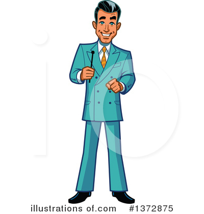 Royalty-Free (RF) Host Clipart Illustration by Clip Art Mascots - Stock Sample #1372875