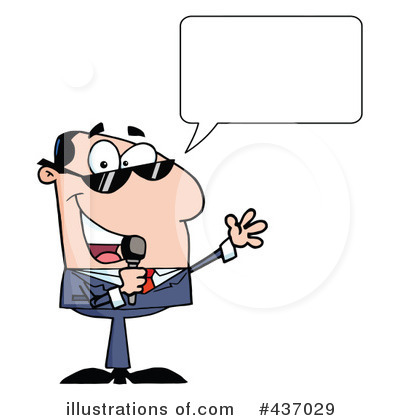 Royalty-Free (RF) Host Clipart Illustration by Hit Toon - Stock Sample #437029