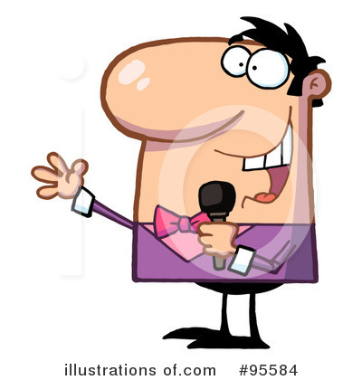 Royalty-Free (RF) Host Clipart Illustration by Hit Toon - Stock Sample #95584