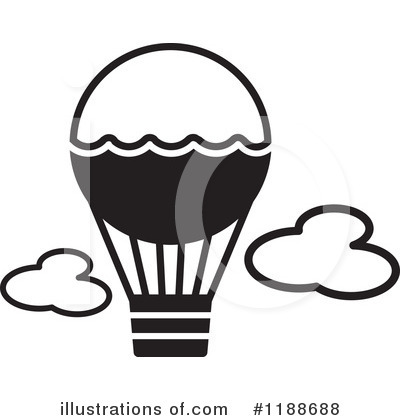 Royalty-Free (RF) Hot Air Balloon Clipart Illustration by Lal Perera - Stock Sample #1188688