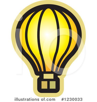 Royalty-Free (RF) Hot Air Balloon Clipart Illustration by Lal Perera - Stock Sample #1230033