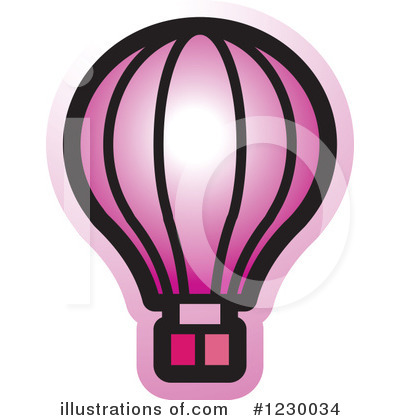 Royalty-Free (RF) Hot Air Balloon Clipart Illustration by Lal Perera - Stock Sample #1230034
