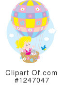Hot Air Balloon Clipart #1247047 by Alex Bannykh