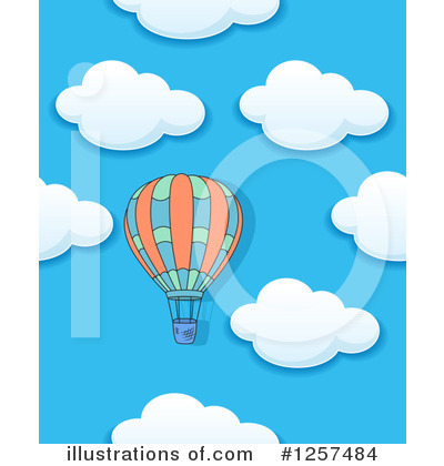 Royalty-Free (RF) Hot Air Balloon Clipart Illustration by Vector Tradition SM - Stock Sample #1257484