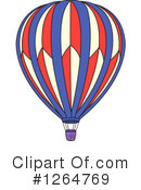 Hot Air Balloon Clipart #1264769 by Vector Tradition SM
