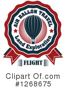 Hot Air Balloon Clipart #1268675 by Vector Tradition SM