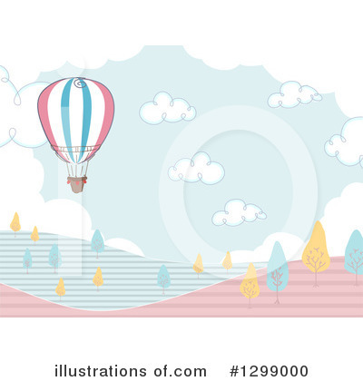 Royalty-Free (RF) Hot Air Balloon Clipart Illustration by BNP Design Studio - Stock Sample #1299000