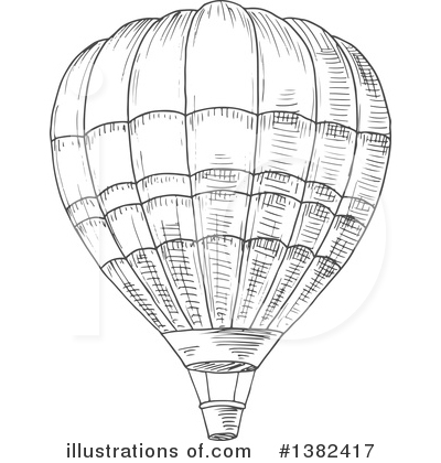 Royalty-Free (RF) Hot Air Balloon Clipart Illustration by Vector Tradition SM - Stock Sample #1382417