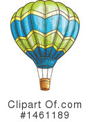 Hot Air Balloon Clipart #1461189 by Vector Tradition SM