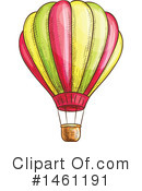 Hot Air Balloon Clipart #1461191 by Vector Tradition SM