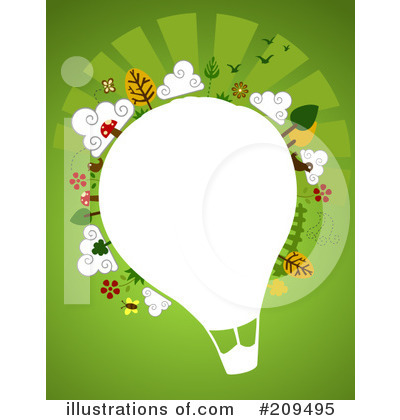 Royalty-Free (RF) Hot Air Balloon Clipart Illustration by BNP Design Studio - Stock Sample #209495